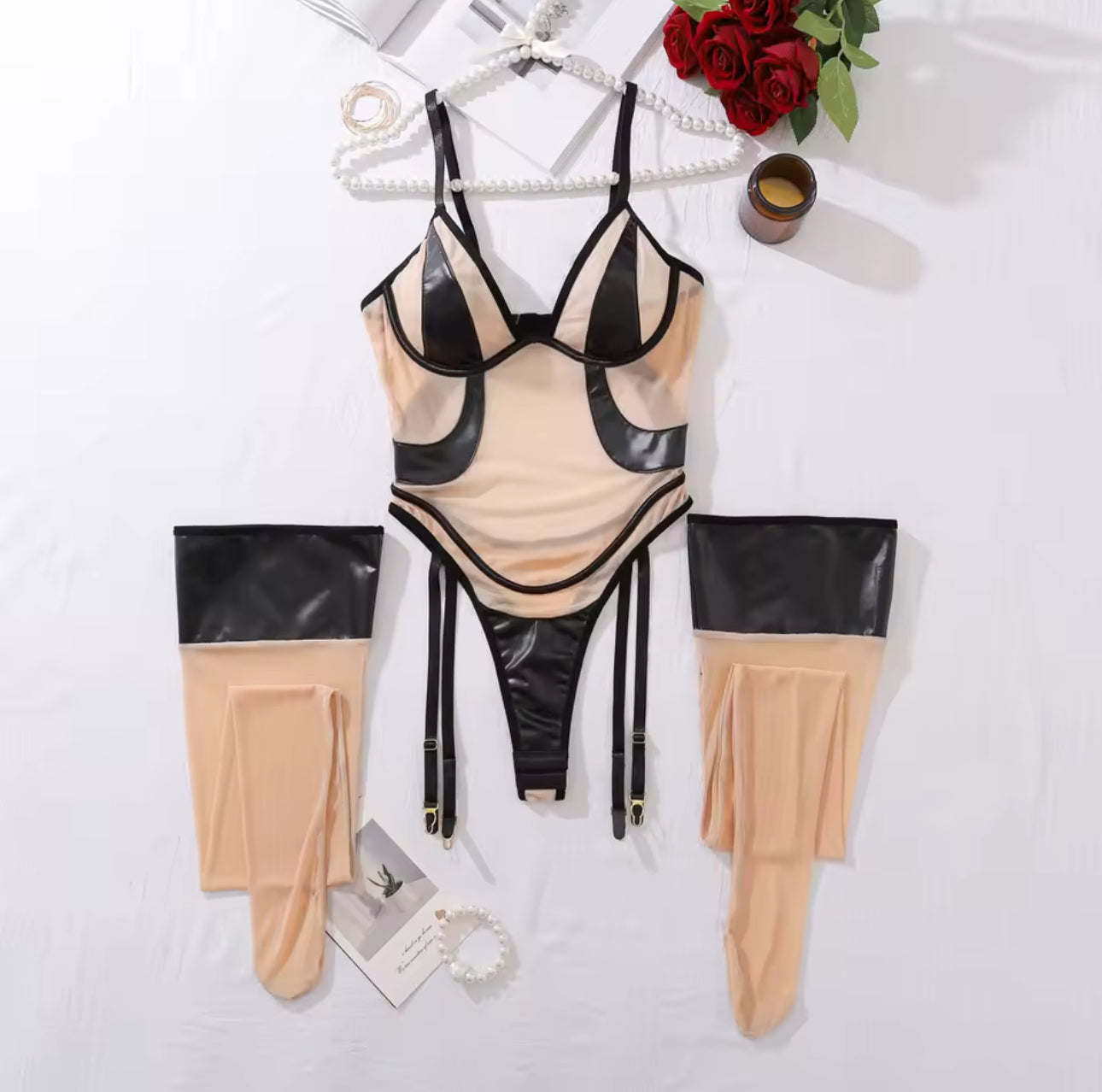 Naked Effect Lingerie Set