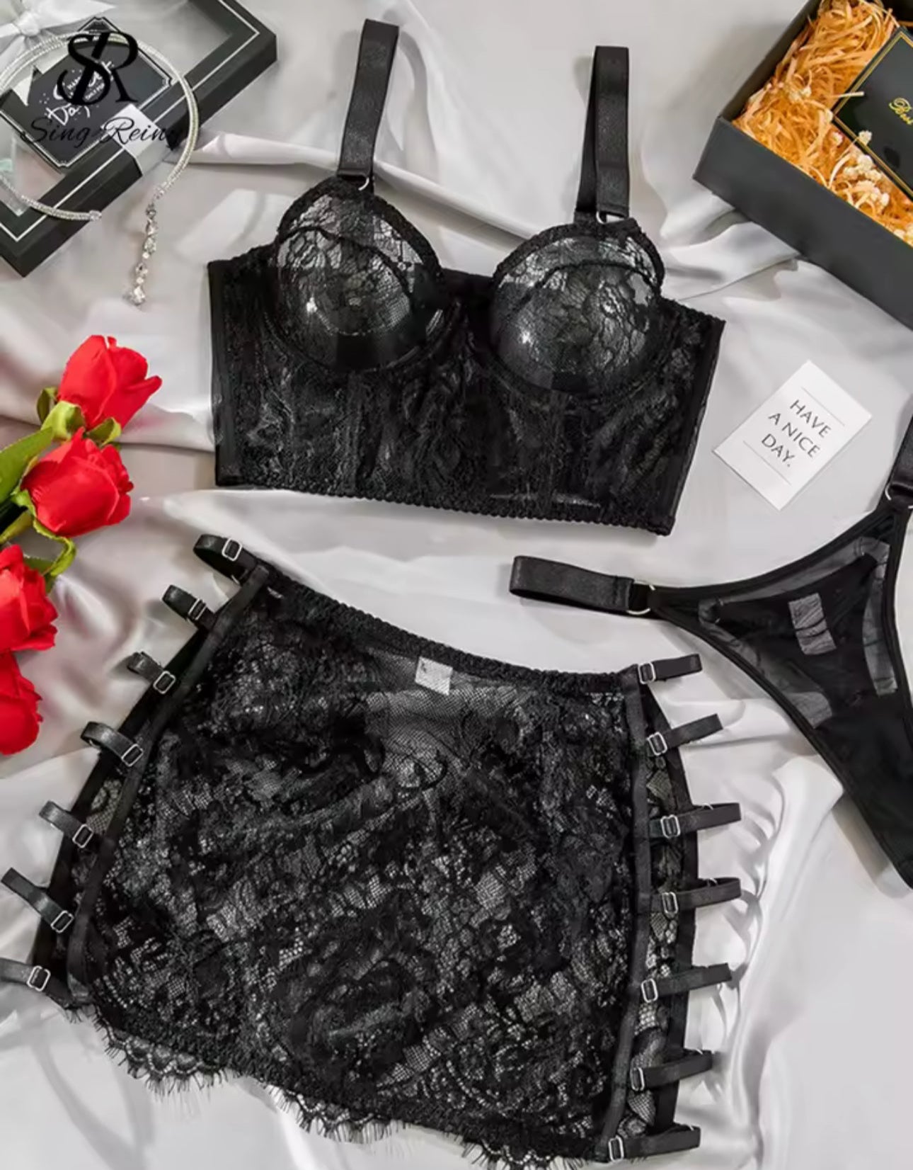 Burning Passion Lingerie Set