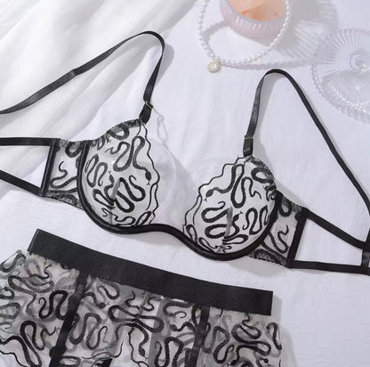 Matilde Transparent Lingerie Set