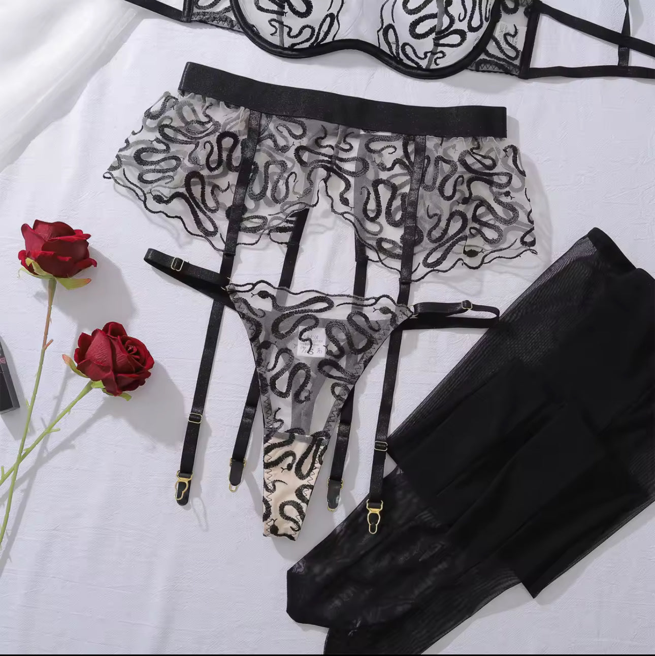 Matilde Transparent Lingerie Set