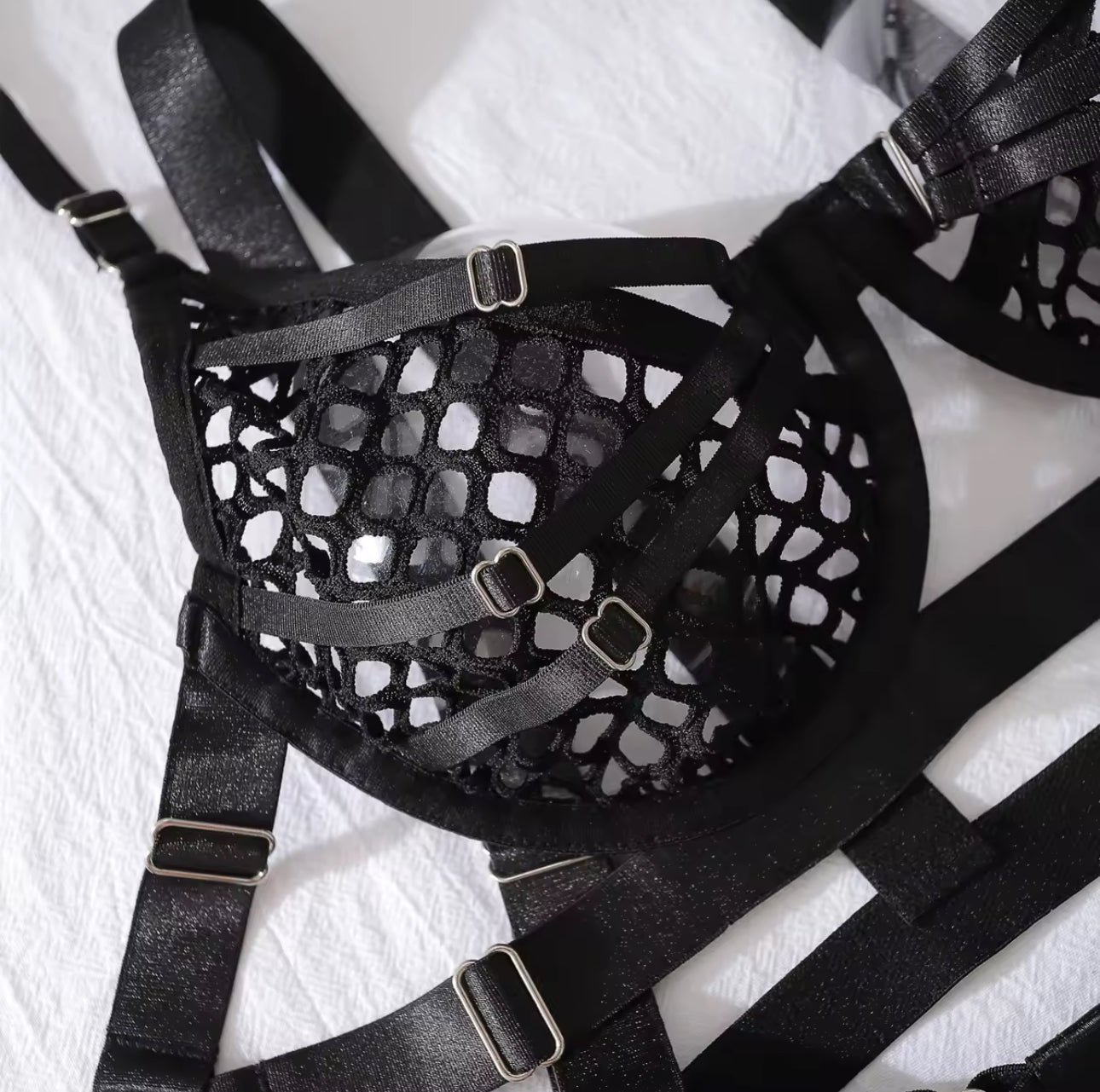 Poison Black Lingerie Set