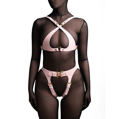 Lace Mystic® Laras Gothic Leder-Geschirr-Set