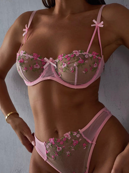 Bloom Rose Lingerie Set