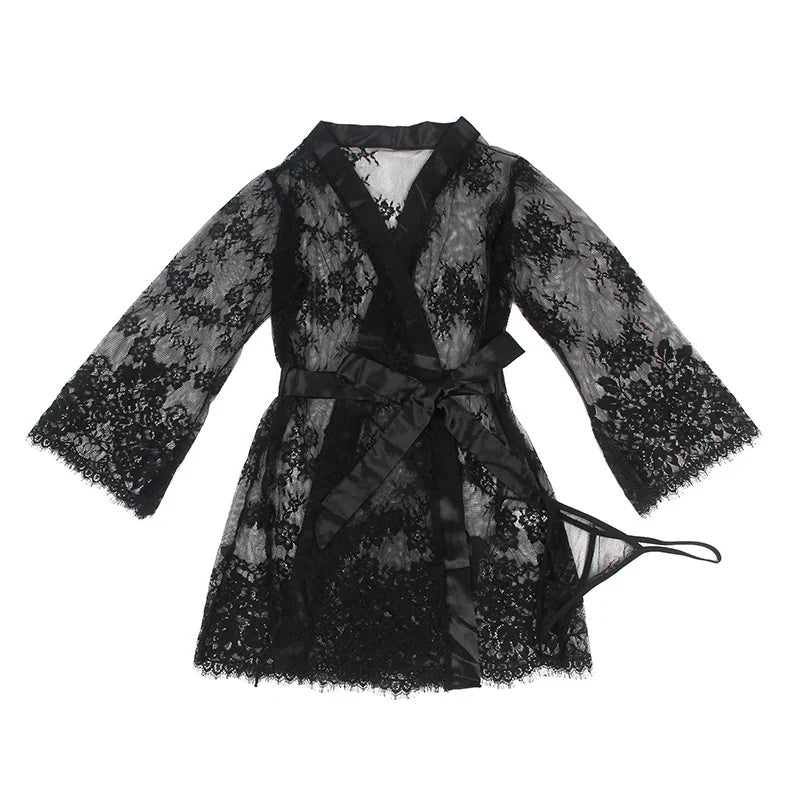 LacyMate™ Plus Size Lace Babydoll